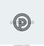 P 문자 로고.O & P 또는 스톡 벡터(로열티 프리) 1677857167 | Shutterstock