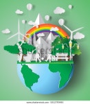 친환경 가족 생활 양식의 종이 예술은 스톡 벡터(로열티 프리) 1012790485 | Shutterstock