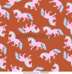 Pattern Unicorn 스톡 벡터(로열티 프리) 590983250 | Shutterstock
