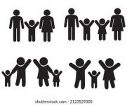 가족 아이콘.남자,여자 및 아이 벡터 디자인. 스톡 벡터(로열티 프리) 2526846879 | Shutterstock