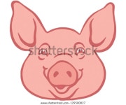 돼지 스톡 벡터(로열티 프리) 129500027 | Shutterstock