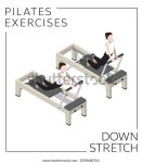 Pilates Exercise Pose Down Stretch On 스톡 벡터(로열티 프리) 2598680761 | Shutterstock
