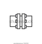 Pipe Flange Line Icon Outline Vector 스톡 벡터(로열티 프리) 725397493 | Shutterstock