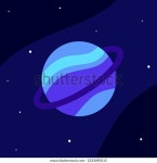 태양계의 토성은 색으로, 공간의 배경에 맞서서 스톡 벡터(로열티 프리) 2333890215 | Shutterstock