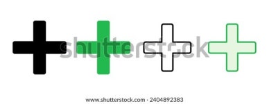 추가 아이콘 세트 더하기 아이콘 추가 스톡 벡터(로열티 프리) 2404892383 | Shutterstock