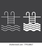 Pool Line Glyph Icon Fitness Sport 스톡 벡터(로열티 프리) 779119084 | Shutterstock