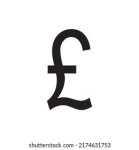 British Pounds money 기호 아이콘, 흰색 스톡 벡터(로열티 프리) 2401351299 | Shutterstock