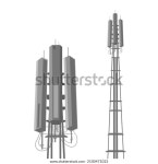 이동통신용 전자탑 5 g 스톡 벡터(로열티 프리) 2100471022 | Shutterstock