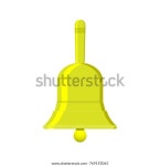 Realistic Golden Bell School Bell Hand 스톡 벡터(로열티 프리) 769193065 | Shutterstock