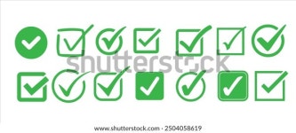 오른쪽, 수정, 체크 인 녹색 아이콘 스톡 벡터(로열티 프리) 2504058619 | Shutterstock