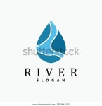 River 로고 디자인, River Creek Vector, 스톡 벡터(로열티 프리) 2303641591 | Shutterstock