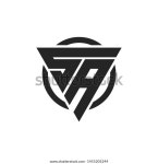 SA AS 삼각형 로고 원 고정 스톡 벡터(로열티 프리) 1455205244 | Shutterstock