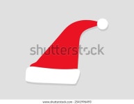 산타 빨간 모자 크리스마스 장식. 산타 스톡 벡터(로열티 프리) 2541996493 | Shutterstock