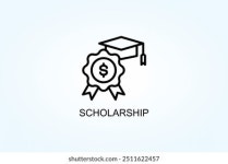 장학금 벡터 또는 로고 기호 그림 스톡 벡터(로열티 프리) 2511599443 | Shutterstock