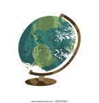 학교 지구, 지구 지구 벡터 플랫 스톡 벡터(로열티 프리) 2083995865 | Shutterstock