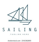 범선 라인 아트 버지 로고, 아이콘, 스톡 벡터(로열티 프리) 2442288209 | Shutterstock