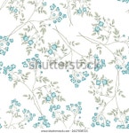 가느다란 가지 모양의 스템 위에 연한 스톡 벡터(로열티 프리) 2627038721 | Shutterstock