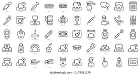 Dental icon pack 로열티 프리 이미지, 스톡 사진 | Shutterstock