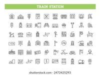 농장 동물, 얇은 라인 스타일, 플랫 스톡 벡터(로열티 프리) 353037791 | Shutterstock