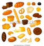 벡터 빵 아이콘을 설정합니다.만화 스타일로 베이커리 스톡 벡터(로열티 프리) 1199846866 | Shutterstock