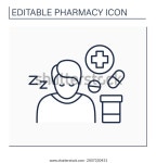 부작용 선 아이콘2차 약물 부작용약의 부작용입니다졸음약국 스톡 벡터(로열티 프리) 2007330431 | Shutterstock