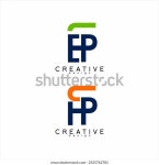 간단한 현대 ESP 및 HSP 문자 스톡 벡터(로열티 프리) 2525762781 | Shutterstock