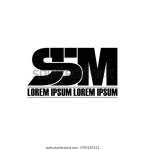 SJM 문자 모노그램 로고 디자인 벡터 스톡 벡터(로열티 프리) 1905183121 | Shutterstock