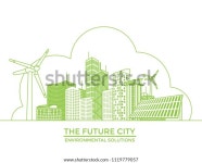 스마트 에코 시티 배너, 대체 에너지 스톡 벡터(로열티 프리) 1119779057 | Shutterstock