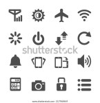 스마트 폰 응용 프로그램 아이콘 집합, 스톡 벡터(로열티 프리) 217968469 | Shutterstock