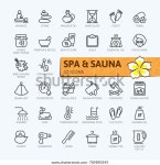 SPA 및 사우나, 한증탕 - 최소 스톡 벡터(로열티 프리) 789890545 | Shutterstock