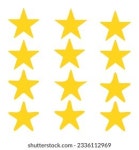 5 노란 별 아이콘. 별 다섯 스톡 벡터(로열티 프리) 2649573001 | Shutterstock