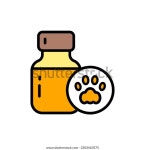 애완동물 색상 아이콘 보충. 동물병원 의료용 스톡 벡터(로열티 프리) 2503410575 | Shutterstock