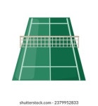 3d 배드민턴 코트 격리 벡터 그래픽 스톡 벡터(로열티 프리) 2259764507 | Shutterstock