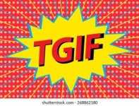 Tgif 스톡 벡터(로열티 프리) 268862180 | Shutterstock