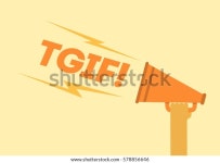 TGIF는 다행이다 금요일의 약자입니다.수동 스톡 벡터(로열티 프리) 578856646 | Shutterstock