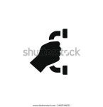 흰색 배경에 고립 된 화장실 그랩 스톡 벡터(로열티 프리) 2460146021 | Shutterstock
