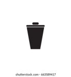 Two Simple Trash Cans Icons Ready 스톡 벡터(로열티 프리) 2604617337 | Shutterstock