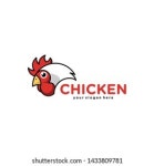 흰색 배경에 격리된 팜 치킨 레이블 스톡 벡터(로열티 프리) 1893219154 | Shutterstock
