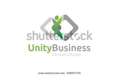 Unity Business Logo 스톡 벡터(로열티 프리) 348097196 | Shutterstock