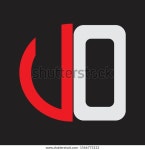 Uo Initial Logo Design Monogram Isolated 스톡 벡터(로열티 프리) 1566773122 | Shutterstock