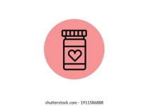 Heart Pills White Container Love Therapy 스톡 벡터(로열티 프리) 526925458 | Shutterstock
