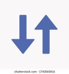 Vertical Flip Arrows 스톡 벡터(로열티 프리) 583100968 | Shutterstock