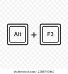 44 F3 function keys 이미지, 스톡 사진 및 벡터 | Shutterstock