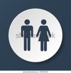 벡터 남자와 여자 아이콘, 화장실 기호, 스톡 벡터(로열티 프리) 250858750 | Shutterstock