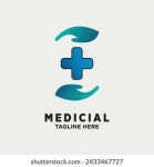 메디컬 크로스와 에코 리프 로고 스톡 벡터(로열티 프리) 2209633691 | Shutterstock