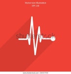 벡터 펄스 아이콘 심장박동, 심장박동Eps 10. 스톡 벡터(로열티 프리) 236517550 | Shutterstock
