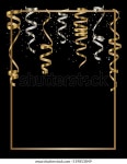 검은색에서 분리된 벡터 은과 금색 세레빈, 스톡 벡터(로열티 프리) 519853849 | Shutterstock