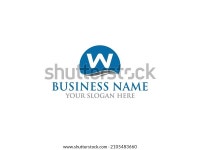 W 편지 로고 디자인 템플릿 스톡 벡터(로열티 프리) 2105483660 | Shutterstock
