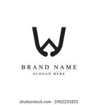 흰색 배경에 W 로고 글자 디자인. 스톡 벡터(로열티 프리) 2402233167 | Shutterstock