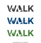 워크 로고, 발 로고, 단어 로고 스톡 벡터(로열티 프리) 1395057965 | Shutterstock